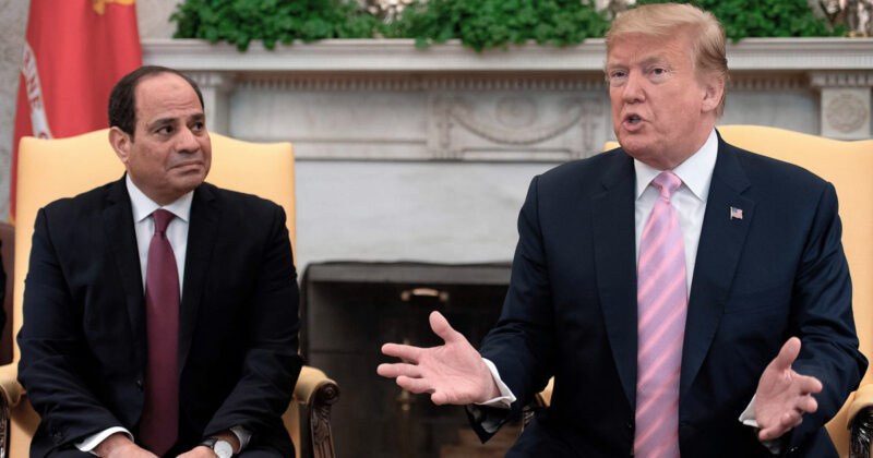 Trump Gives Ultimatum to Egypt for Accepting Refugees from Gaza
